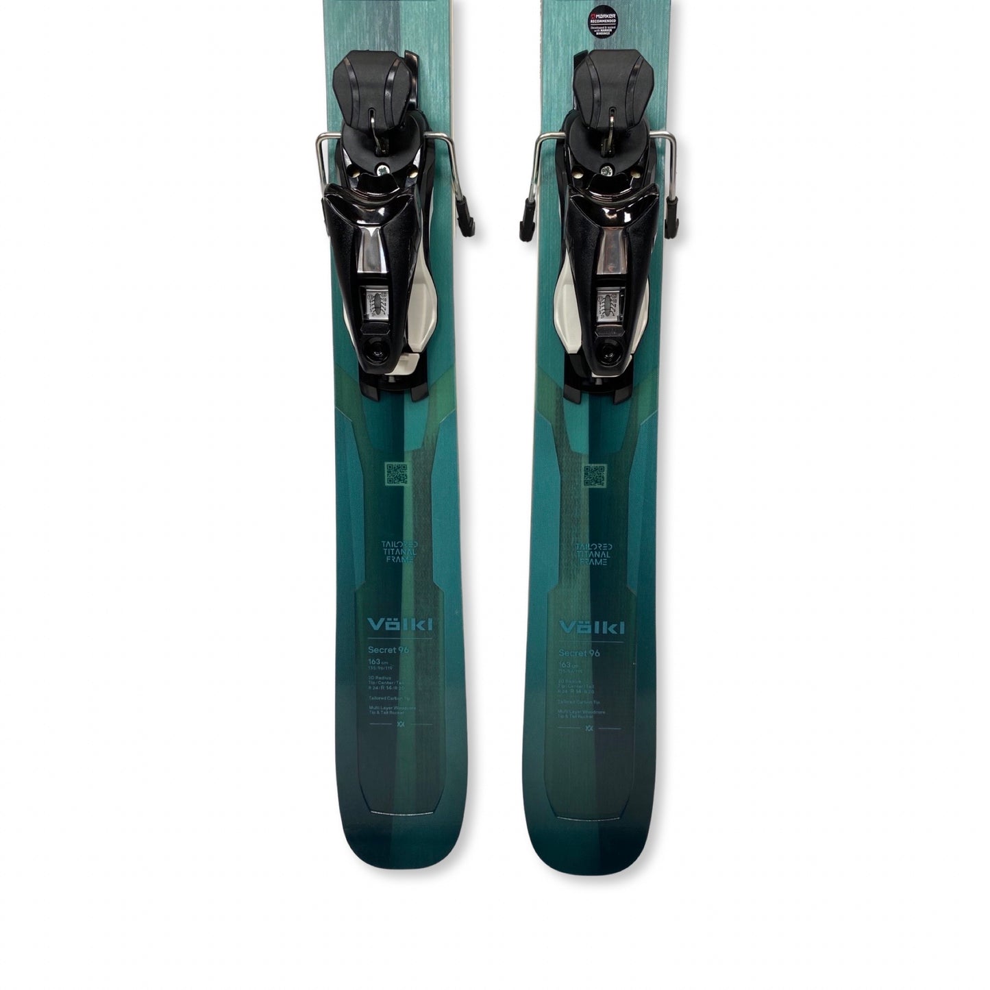 Völkl Secret 96 w/ NX12 bindings, 163cm