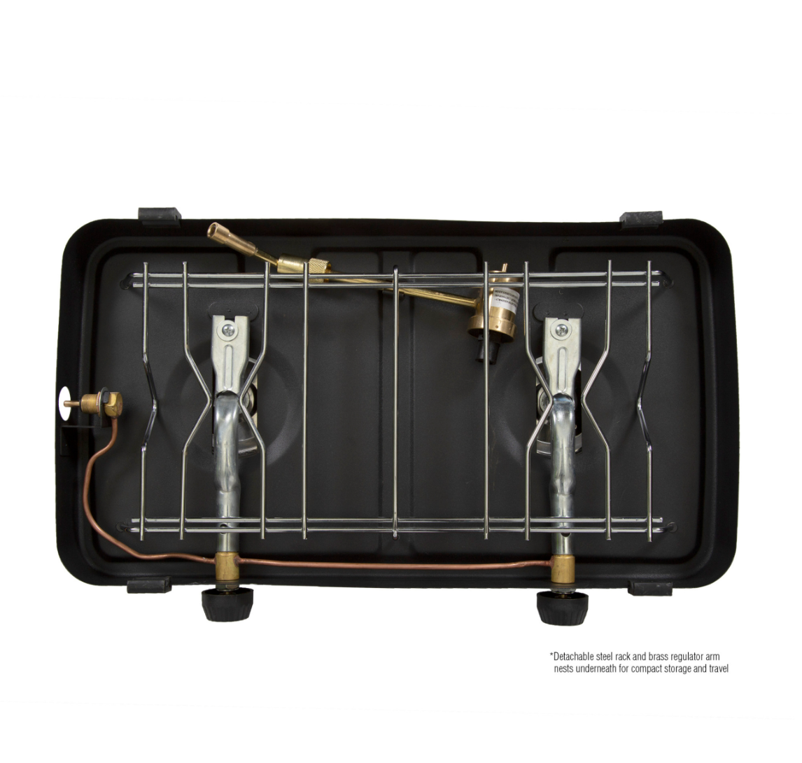 Stansport 2-Burner Regulated Propane Camp Stove