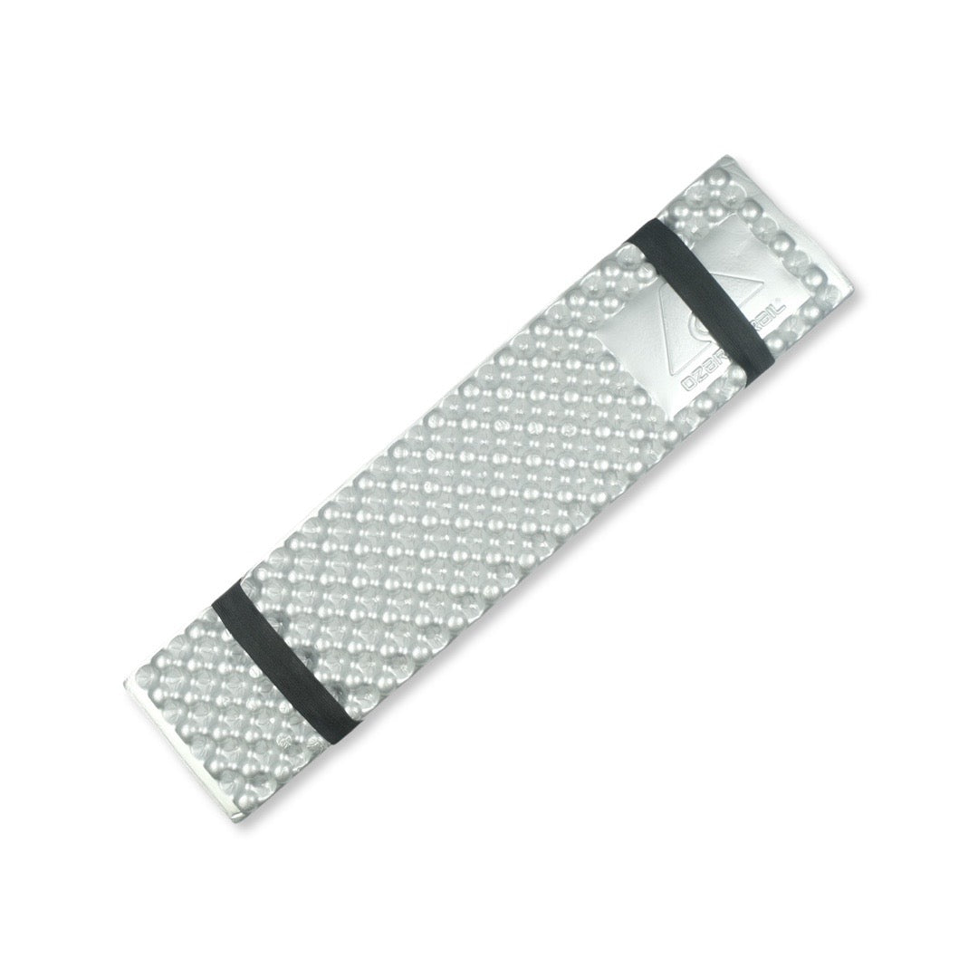Ozark Trail Foam Lightweight Sleeping Pad 72.8"L X 21.65"W, Silver Gray