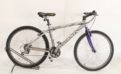 giant rincon bicycle Rigid Mountain Bike, Medium, Green & Silver, Used Cycle & Coffee Rear Derraileur 2001 Giant Rincon SE Value