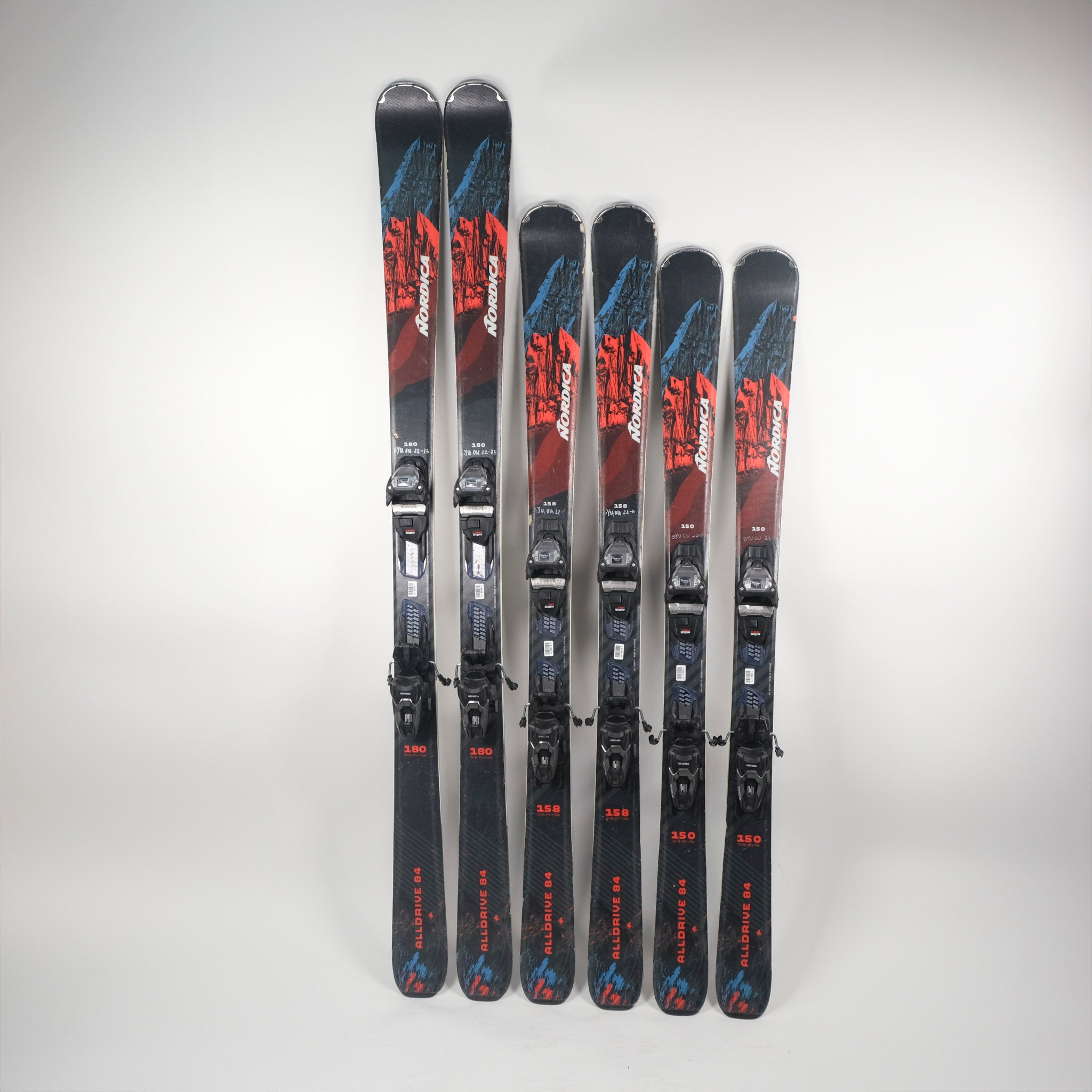 Nordica 2023 Alldrive 84 skis w/ TP2 10 GW bindings – Pando Refitters