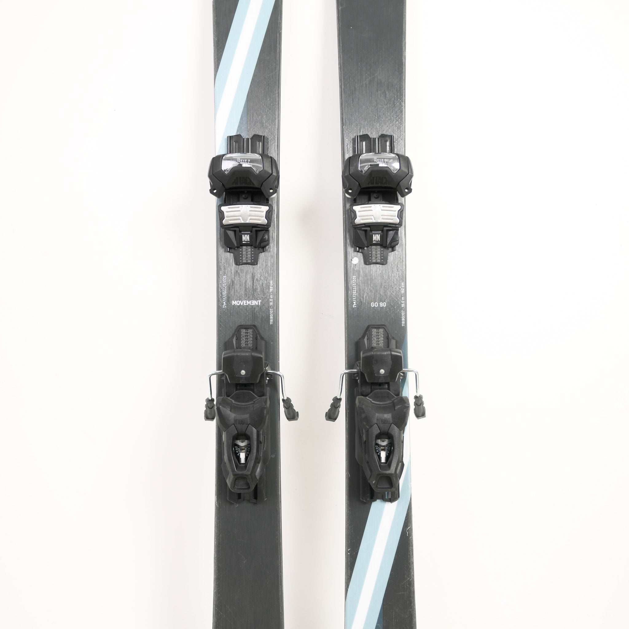 Movement 2024 Go 90 w/ Tyrolia Attack 11 bindings, 162cm – Pando