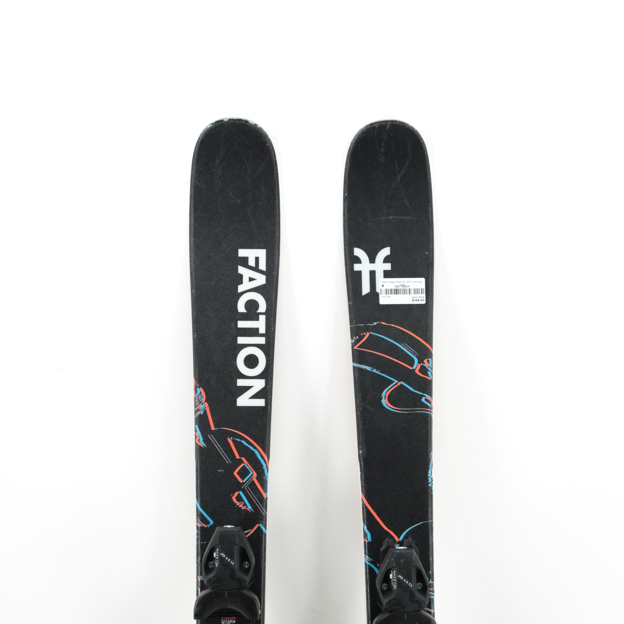 Faction 2024 Prodigy 0 Grom w/ JRS 4.5 bindings, 133cm – Pando