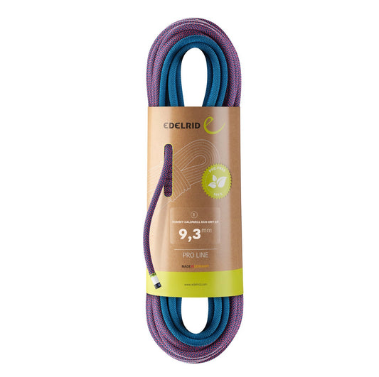 Tommy Caldwell Eco Dry ColorTec 9.3mm, 60m, pink/turquoise Rope