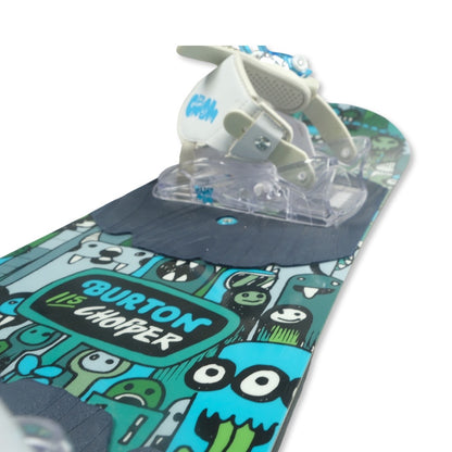 Burton 2020 Chopper 115cm Snowboard w/ Grom Bindings Pando Refitters Burton 2020 Chopper 115cm Snowboard w/ Grom Bindings Pando Refitters