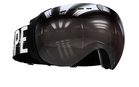 Zipe Headmaster Goggles Level VII - Matte Black w/ Mirrored Orange Lenses
